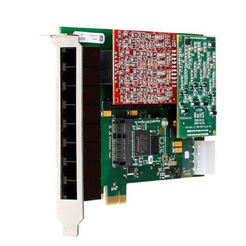 Digium 1A8A00F Port Modular Analog PCI 3.3/5.0V Card