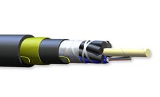 Corning 12 to 72 Fiber Single and Multimode Solo ADSS Loose Tube Gel-Filled Dual Jacket Cable