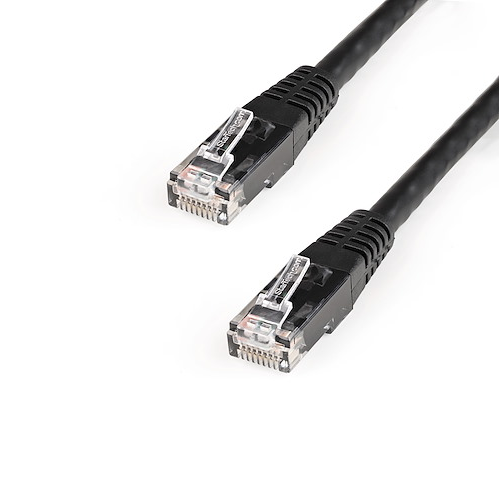 CAT6 6 Gigabit 650MHz 100W PoE UTP Molded W/Strain Relief Ethernet Cable