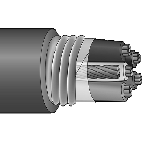 Service Wire 10,12,14 AWG Jacketed MC XHHW-2/EnviroPlus Tested Zero Halogen Limited Smoke 600V Copper Cable