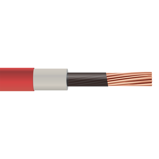 2 AWG Jumper Cable Single Conductor 5KV/15KV Portable Power Red Cable