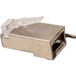 Vertical Cable 011-020G-100 Cat5E RJ45 Shielded Modular Plug w/Ground (Pack of 100)
