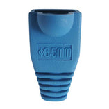 Vertical Cable 015-029BL-10 RJ45 Slip-On Boot Cat5E/Cat6 Blue (Pack of 10)