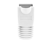 Vertical Cable 016-052WH-50 RJ45 Slip-On Boot Cat6/Cat6A White (Pack of 50)