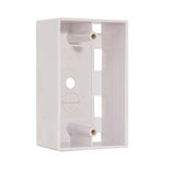 Vertical Cable 022-117WH/D Single Gang Surface Mount Junction Box White (Pack of 100)