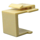 Vertical Cable 037-326IV Blank Keystone Insert Ivory (Pack of 100)