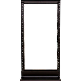 Vertical Cable 047-WOS-0220 20U 2 Post Aluminum Open Rack Black