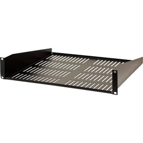 Vertical Cable 047-WVS-2400 2U 19 inch Single-Sided Vented Shelf Black
