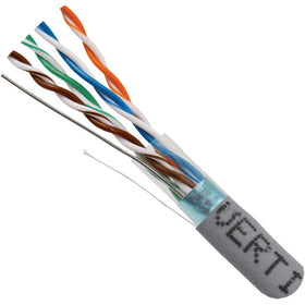 Vertical Cable 057-484/S/ST/GY 26/8C Stranded BC CU CAT5E F/UTP PVC Jacket Pull Box 1000ft Gray