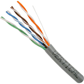 Vertical Cable 063-514/ST/GY 24/8C CAT6 UTP Stranded Bare Copper 1000ft Pull Box Gray