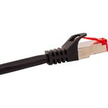 Vertical Cable 076-1037/5BK 26 AWG 5FT CAT6A Shielded Stranded BC Mold-Injected Patch Cord Black (Pack of 10)