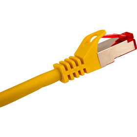 Vertical Cable 076-1045/5YL 26 AWG 5FT CAT6A Shielded Stranded BC Mold-Injected Patch Cord Yellow (Pack of 10)