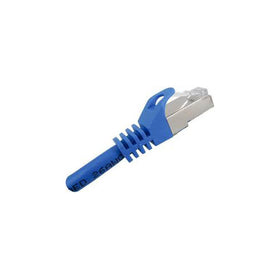 Vertical Cable 076-1029/3BL 26 AWG 3FT CAT6A Shielded Stranded BC Mold-Injected Patch Cord Blue (Pack of 10)