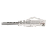 Vertical Cable 077-2076/10GY 28AWG CAT6A 10ft Stranded BC Mold-Injection-Snagless Patch Cord Slim Type Gray