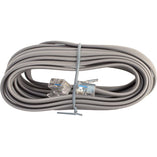 Vertical Cable 091-713/6C/14S 28AWG Phone Cord 6P/6C Silver Satin Straight 14ft