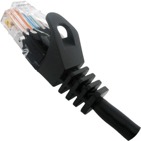 Vertical Cable CAT5E 25ft Mold-Injection Patch Cord Boot and Protector UTP UL 24AWG (Pack of 60)