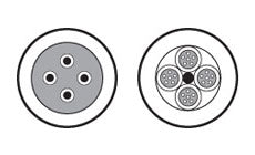 HF13 PREMISE TIGHT BUFFER DISTRIBUTION RISER CABLE - 10 Fiber Count