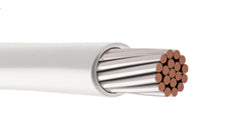 M22759/18-24-09 24 AWG Tin Plated Copper Conductor Extruded Tefzel ETFE 600V Black White Cable