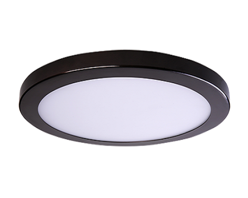 Amax Lighting LED-SMA9DL-BLK Black 18.5 Watts 120V LED Round Light (Pack of 10)