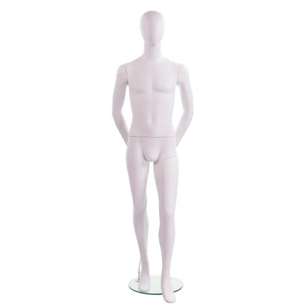 Econoco Eve Female Oval Head Mannequin with Right Hand on Hip and Left Leg  Bent EVE