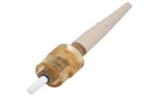 Corning 95-000-50 Unicam Standard-Performance Connector ST Compatible Amber Housing Boot Beige