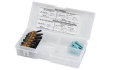 Corning 95-050-51-X-Z Unicam High-Performance ST Compatible Connector Aqua Boot 25 in Organizer Pack