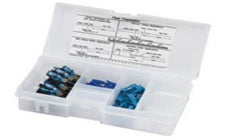 Corning 95-200-99-Z Unicam High-Performance Connector LC Single-mode (OS2) Boot Blue Pack of 25