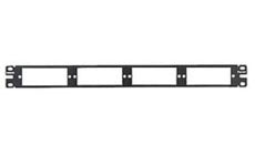 Panduit CFAPPBL1 Flat Fiber Adapter Patch Panel 1RU Single Black