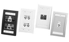 Panduit CFPE2EIY Faceplate 2 Port Single Gang Executive Electric Ivory