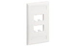 Panduit CFPL4BLY Faceplate 4 Port Single Gang Classic Black