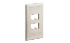 Panduit CFPL6WHY Faceplate 6 Port Single Gang Classic White