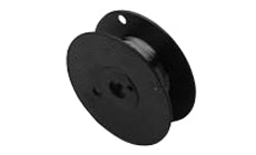 22 AWG Topcoat Hook-Up Wire, UL1007, Black/White PVC Insulation, 300V, 5000  ft Spool