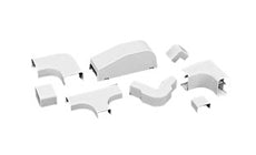 Panduit ECFX10EI-X LDPH10 LD2P10 Power Rated End Cap Fitting Electric Ivory Pack of 10