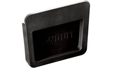 Panduit FREC4X4BL Fitting End Cap 4 in. x 4 in. (100mm x 100mm) FiberRunner Black
