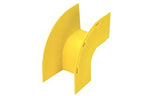 Panduit FROVRA4X4YL Fitting Outside Vertical 90 4 in. x 4 in. FiberRunner Yellow