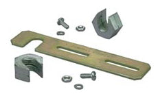 Panduit FTRBE12 Bracket Existing 1/2 in. Threaded Rod 2 in.x2 in. And 4 in.x4 in. Fiber-Duct