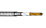 HW057 Apparatus & Motor Lead Wire, TGGT 600 Volt UL 250°C TFE Teflon ® / Ceramic Tape Insulation TFE Teflon ® / Impregnated Glass Braid Jacket Flexible Strand Nickel-Coated Copper Conductor