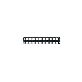Panduit NKMP48Y 2 RU NK All Metal Modular Patch Panel Flat Flush Mount 48 Port