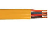 Flat Yellow Festoon Cable PVC 600V