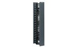 Panduit CMPH1 Horizontal Panel D-Rings Front And Back 1 RU Black