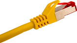 Vertical Cable 076-1063/10YL 26 AWG 10FT CAT6A Shielded Stranded BC Mold-Injected Patch Cord Yellow (Pack of 10)