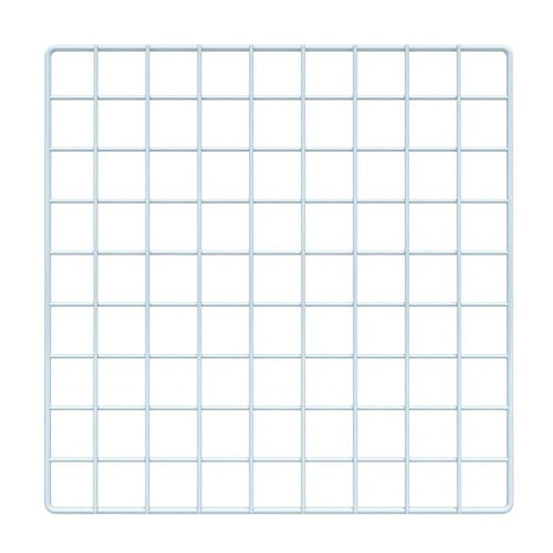 White Grid Cubbie Panel - 14"L X 14"W Econoco GS14/W (Pack of 48)